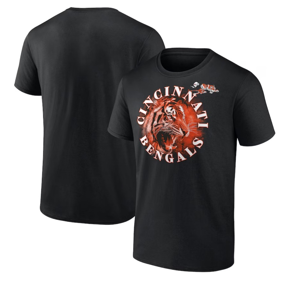 Fanatics Cincinnati Bengals True Classics Hometown Graphic T-Shirt NWT